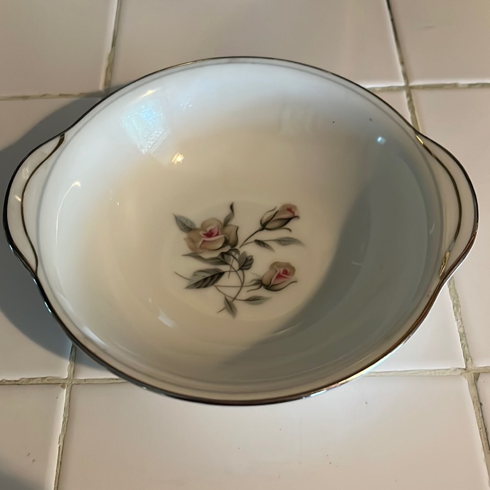 Vintage Noritake Margot bowl with side handles